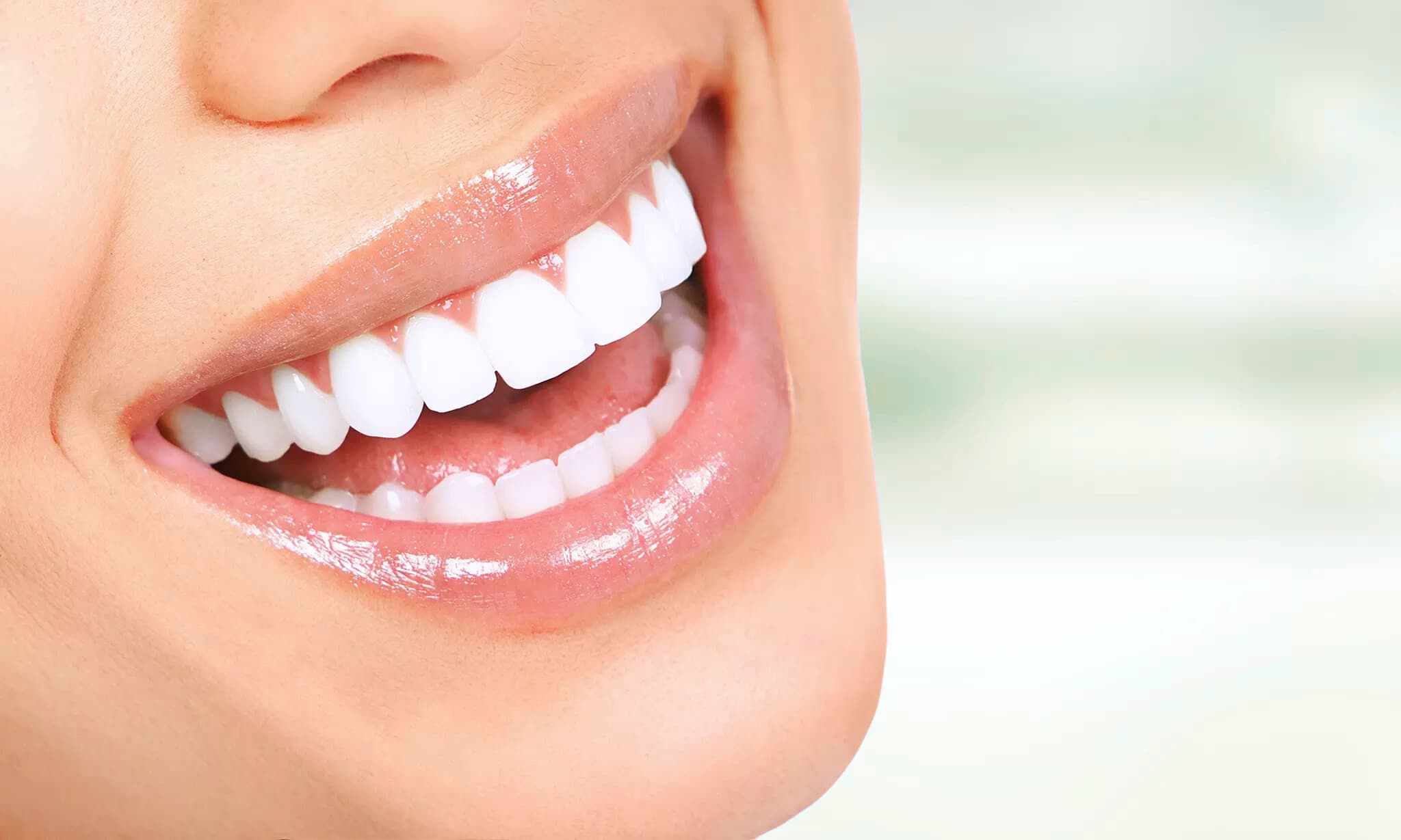 Smiling patient